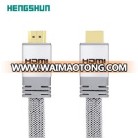 High Speed Flat 1.4V/2.0V 60HZ HDMI Cable for HDTV/LCD Support 4K