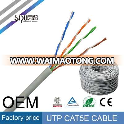 SIPU best price high quality copper UTP FTP SFTP ethernet cat5e cat6 data networking lan network cable